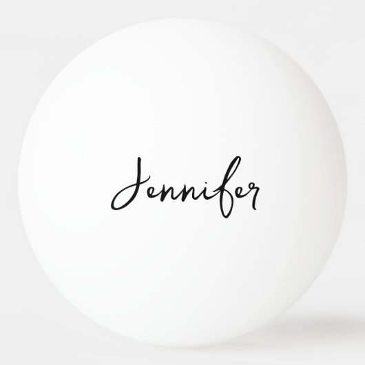 Personalisiert Ihr Name Hochzeitsgeschenk Tischtennisball (Vorderseite)