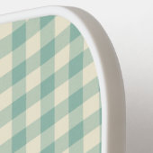 Personalisiert Ihr Name Ken Gingham Pickleball Schläger (Linke Seite)