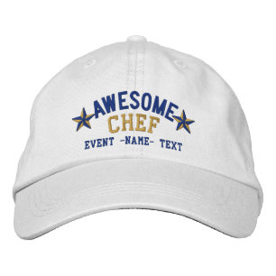 Personalisiert Ihr Name Phantastisch Koch Stickere Bestickte Baseballkappe