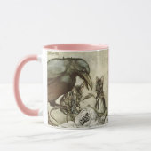 Personalisiert Ihr Name Vintag Crow Mice Rackham Tasse (Links)