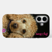 Personalisiert Ihr Poodle Dog Foto & Name Case-Mate iPhone Hülle (Rückseite (Horizontal))