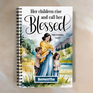 Personalisiert ihre Kinder Christliche Zeitschrift Notizblock