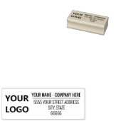 Personalisiert Ihre Logo-Adresse Rubber-Briefmarke Gummistempel (Stempel)
