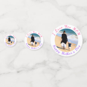 Personalisiert Ihre Mama Foto Muttertag Confetti Konfetti