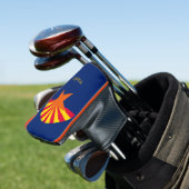 Personalisiert Ihre Text-Arizona-Staats-Flagge auf Golf Headcover (In Situ)