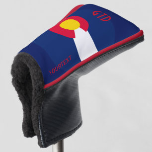 Personalisiert Ihre Text-Colorado-Staats-Flagge Golf Headcover