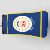 Personalisiert Ihre Text-Rhode Island Golf Headcover (Vorderseite)