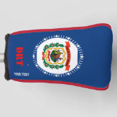 Personalisiert Ihre Text-West- Golf Headcover (Vorderseite)