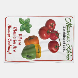 Personalisiert "Ihren Namen hinzufügen" Küchentüch Geschirrtuch