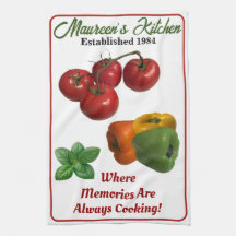 Personalisiert "Ihren Namen hinzufügen" Küchentüch