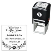 Personalisiert Ihren Namen und Adressordner Permastempel (Beispiel)