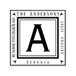 Personalisiert Ihren Namen und den Adressplatz Permastempel