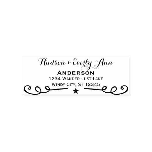 Personalisiert Ihren Namen und Ihre Adresse Antler Permastempel (Design)