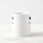 Personalisiert Ihren Text hier, Mr. Mustache Kaffeetasse (Mittel)