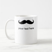 Personalisiert Ihren Text hier, Mr. Mustache Kaffeetasse (Links)