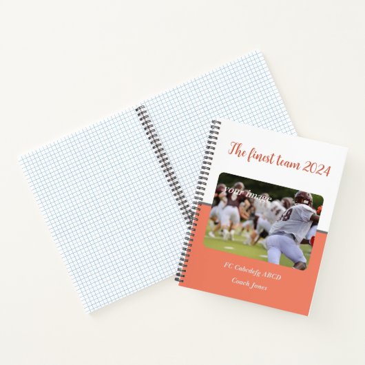 Personalisiert Image Best Team Notebook Notizblock (Innenseite)