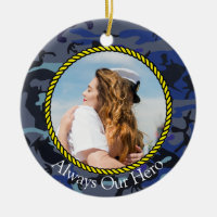 Personalisiert immer mein Held Navy Camouflage Fot