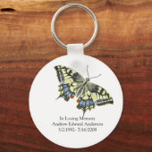 Personalisiert in der Gedächtnismesse für Erinneru Schlüsselanhänger (Vorderseite)