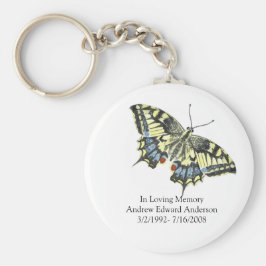 Personalisiert in der Gedächtnismesse für Erinneru Schlüsselanhänger