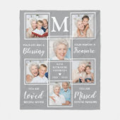 Personalisiert in der Lieblingsfotografie Fleecedecke (Vorderseite)