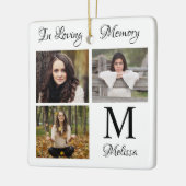 Personalisiert in der Lieblingsfotografie Keramikornament (Links)