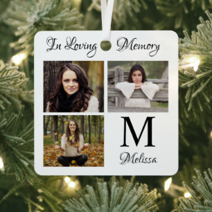 Personalisiert in der Lieblingsfotografie Ornament Aus Metall