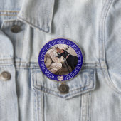 Personalisiert in EHRE MEINEN Bruderknopf Button (Beispiel)