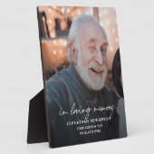 Personalisiert in einem Foto mit viel Speicher Fotoplatte (Seite)