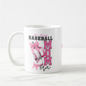 Personalisiert in meiner Baseball-Mama Kaffeetasse (Links)