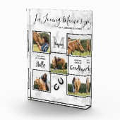 Personalisiert in Memorial für das Liebespferdchen Fotoblock (Rechts)