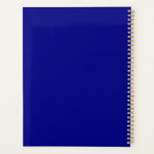 Personalisiert inspirierende Frauen weiß, Royal Bl Planer (Rückseite)