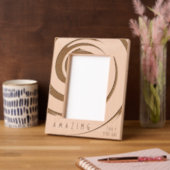 Personalisiert inspirierender moderner Abstrakter  Geätzte Rahmen (Links)