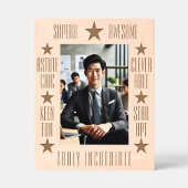 Personalisiert inspirierender moderner Abstrakter Geätzte Rahmen