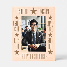 Personalisiert inspirierender moderner Abstrakter Geätzte Rahmen