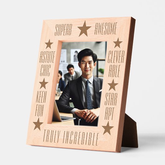 Personalisiert inspirierender moderner Abstrakter Geätzte Rahmen