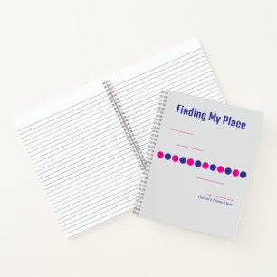 Personalisiert inspirierendes Minimalistisches Ros Notizblock