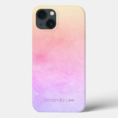 Personalisiert Intense Frosty Rainbow Blend Ombre Case-Mate iPhone Hülle (Rückseite)