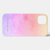 Personalisiert Intense Frosty Rainbow Blend Ombre Case-Mate iPhone Hülle (Rückseite (Horizontal))