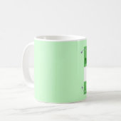 Personalisiert irgendein Stadt-Marathon, 26,2 Kaffeetasse (Vorderseite Links)