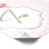 Personalisiert Iris Baby Girl Kinderzimmer Art Pin Fotodruck (Ecke)