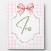 Personalisiert Iris Baby Girl Kinderzimmer Art Pin Fotoplatte (Vorderseite)