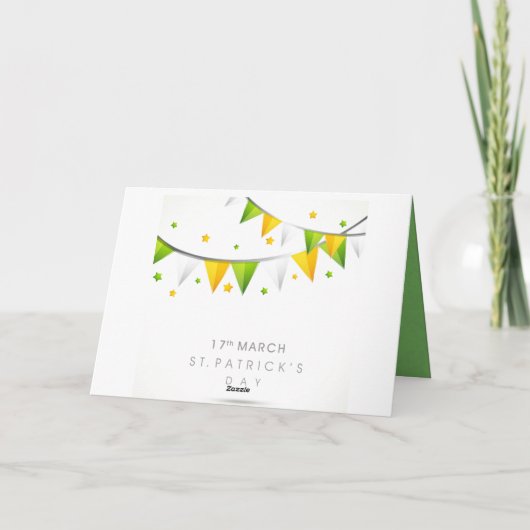 Personalisiert Irish Birthday Segen Scripture Karte (Rückseite)