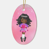 Personalisiert Irish Dance African American Holida Keramik Ornament (Links)