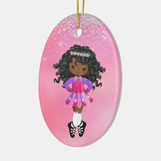 Personalisiert Irish Dance African American Holida Keramik Ornament (Links)