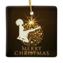 Personalisiert Irish Dance Golden Christmas