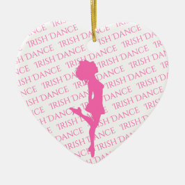 Personalisiert Irish Dance Hard Shoe Weihnachten Keramik Ornament