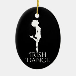 Personalisiert Irish Dance Hard Shoe Weihnachten Keramik Ornament