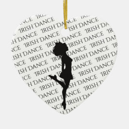 Personalisiert Irish Dance Hard Shoe Weihnachten Keramik Ornament