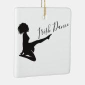 Personalisiert Irish Dance Soft Shooting Christmas Keramikornament (Rechts)