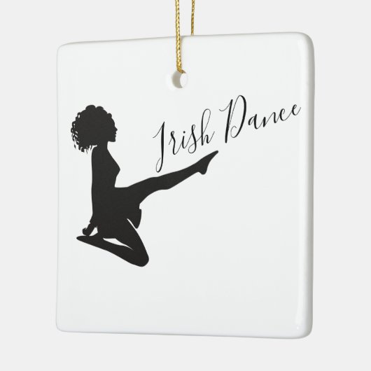 Personalisiert Irish Dance Soft Shooting Christmas Keramikornament (Links)